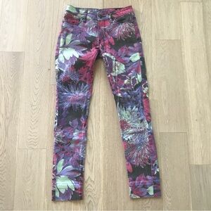 RES Denim - Multicolor Floral Denim Jeans - Size 24
